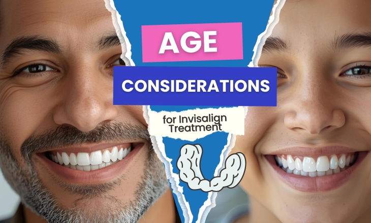 Both a Smiling Teenager and an Adult