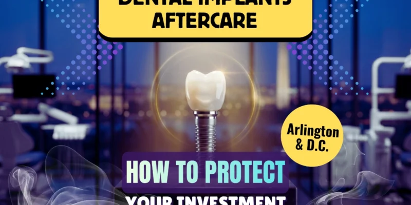 Dental implant aftercare: A high-precision dental implant assembly with a ceramic crown