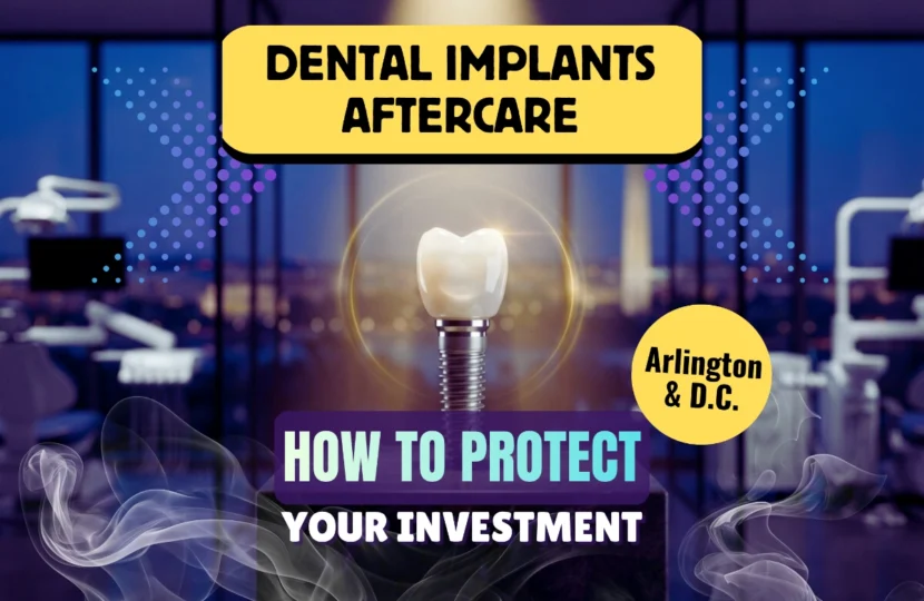 Dental implant aftercare: A high-precision dental implant assembly with a ceramic crown
