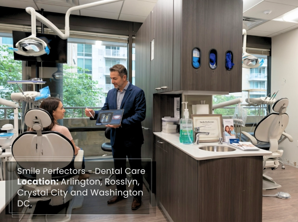 SmilePefectors dental consultation scene inside Smile Perfectors