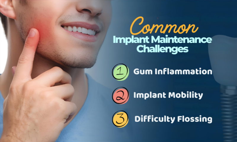 Common implant maintenance challenges