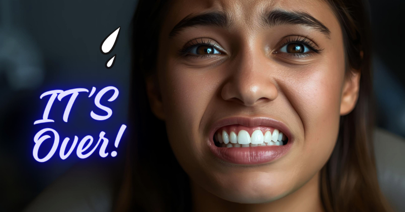 Unnatural whiten teeth