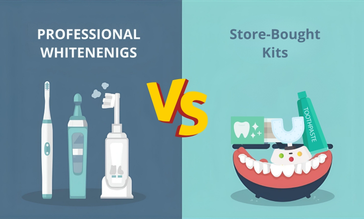 Professional Whitening VS Store-Bought Kits