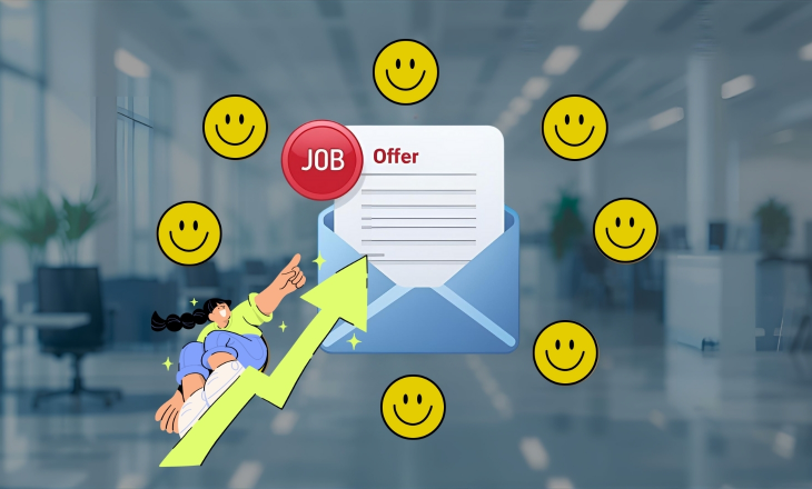 Smile and Job Offer Job Offer Letter and Some Smiling Icons