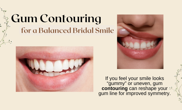 Woman Showing her Gum Close up