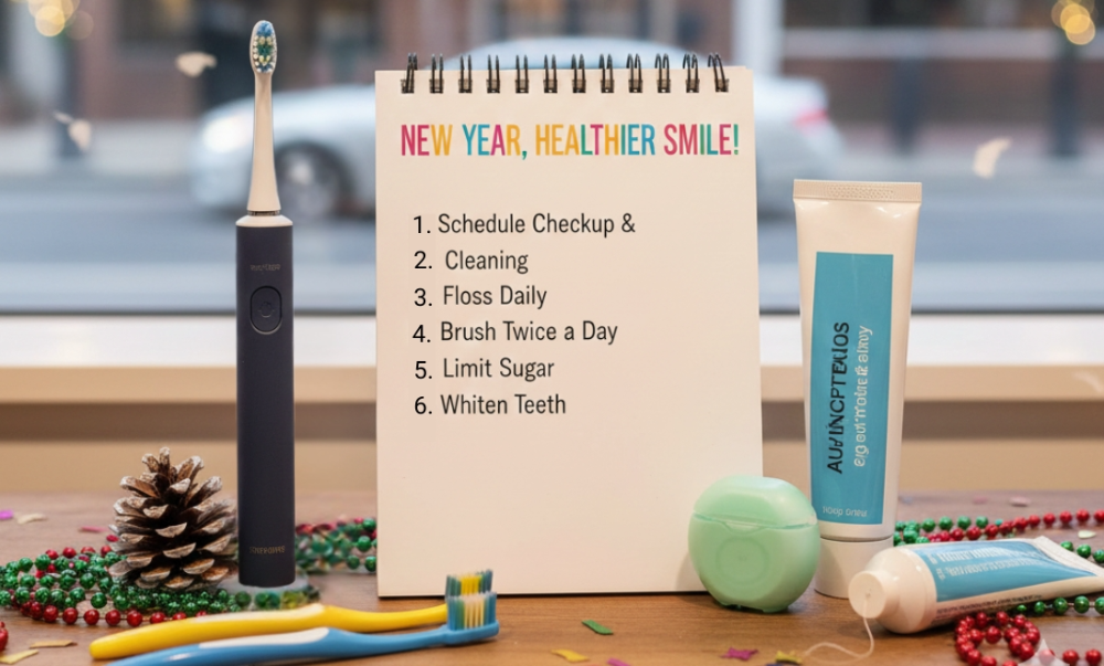 New Year Smile New Year dental health checklist
