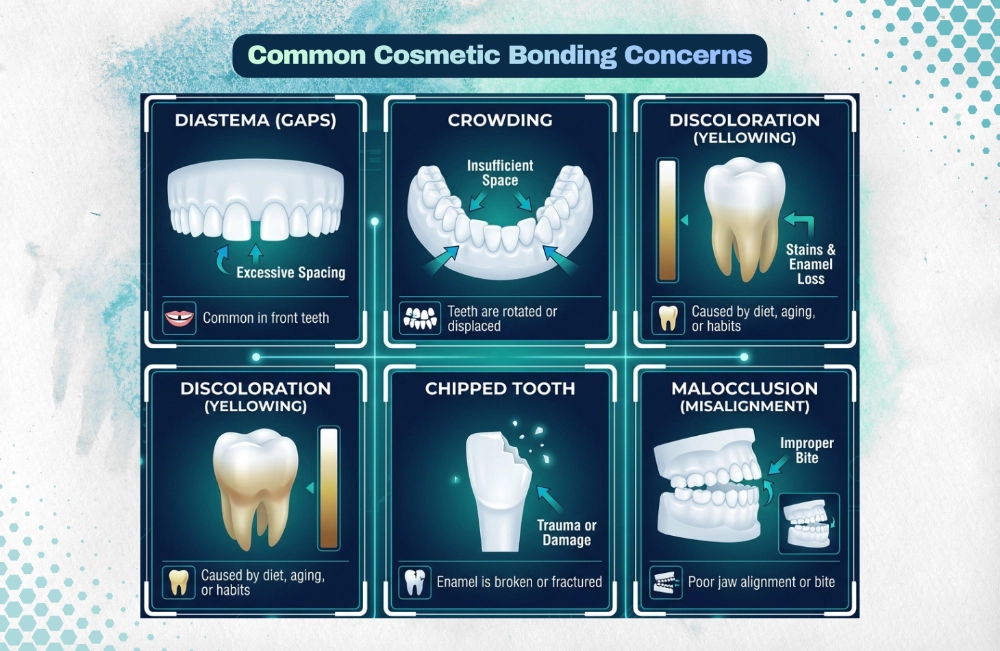 Concerns Populat cosmetic bonding concerns