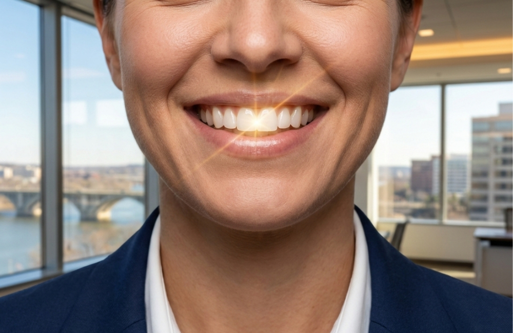 Confidence Woman smiling close up