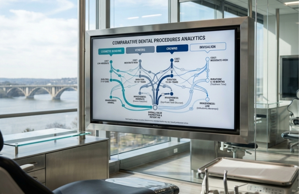 Other Treatments A big sign hanging on dental clinic wall