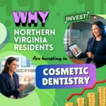 A sophisticated Northern Virginia professional viewing a digital aesthetic dental plan.